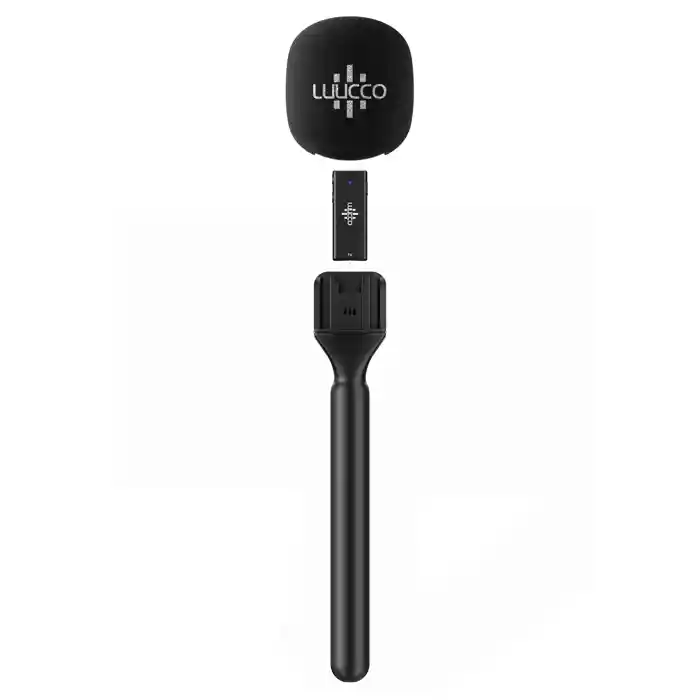 LUUCCO Handheld wireless microphone adapter for mini wireless mic systems